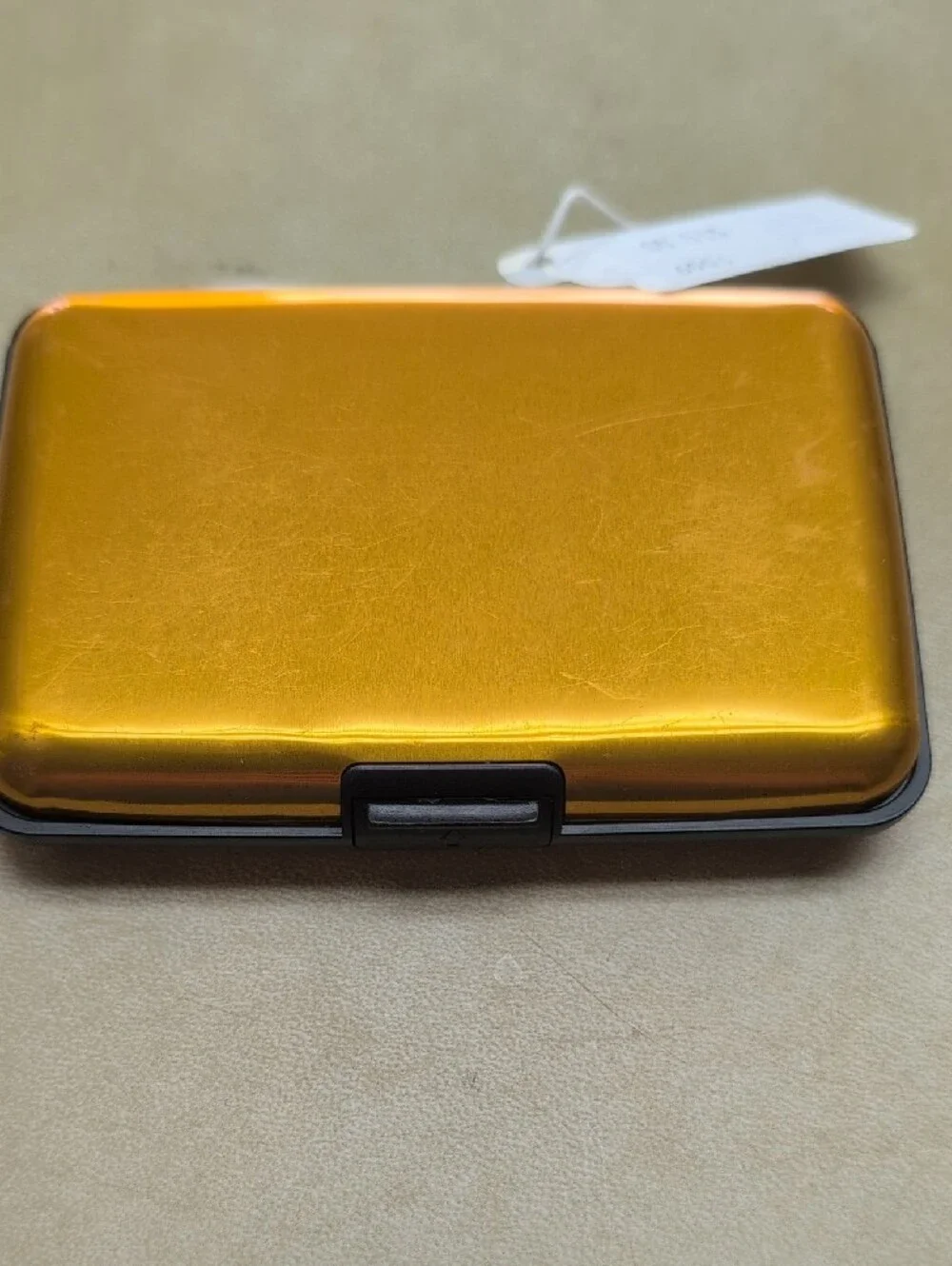 Portable Credit Card Holder- Gold 
